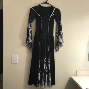 Halloween Girls Ghost Dress, Sz Medium